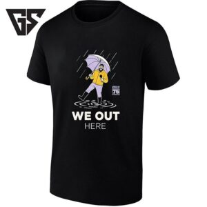 Ricky Berwick Hood News Meteorology We Out Here T-Shirt