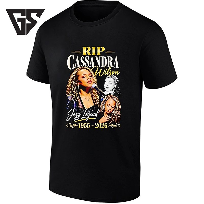 Rip Cassandra Wilson Jazz Legend 1955 2026 T-Shirt Rip Cassandra Wilson Jazz Legend 1955 2026 T-Shirt