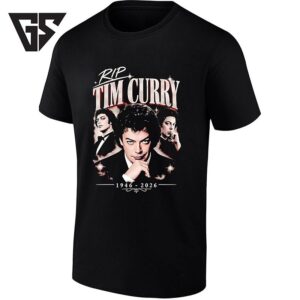 Rip Tim Curry 1946 2026 Rocky Horror Picture Show T-Shirt