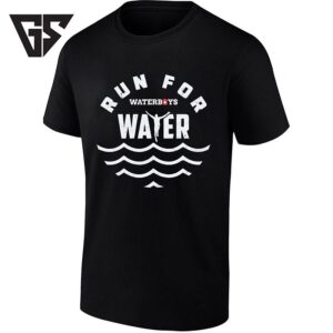 Run For Water Waterboys Charity Athletic T-Shirt