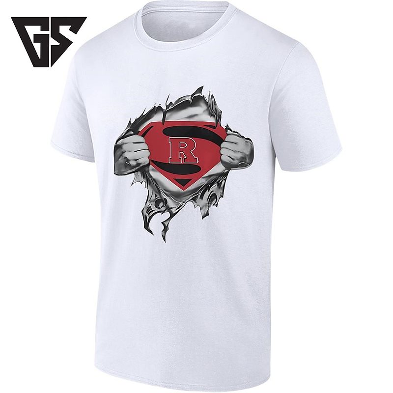 Rutgers Scarlet Knights Superman Logo NCAA T-Shirt Rutgers Scarlet Knights Superman Logo NCAA T-Shirt