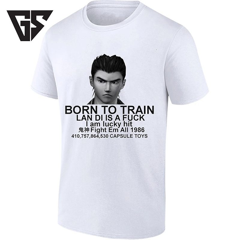Ryo Hazuki Born To Train Lan Di Is A Fuck Fight Em All 1986 T-Shirt Ryo Hazuki Born To Train Lan Di Is A Fuck Fight Em All 1986 T-Shirt