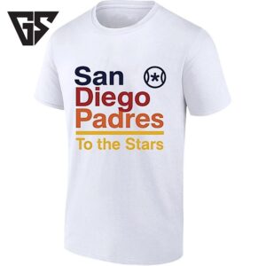 San Diego Padres To The Stars Baseball T-Shirt