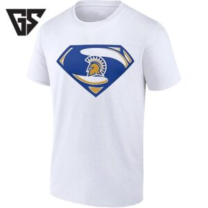 San Jose State Spartans Superman Logo NCAA T-Shirt