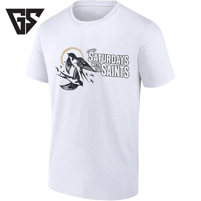Saturdays With The Saints College Football T-Shirt Saturdays With The Saints College Football T-Shirt