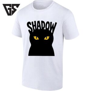 Shadow Black Cat Yellow Eyes Feline T-Shirt