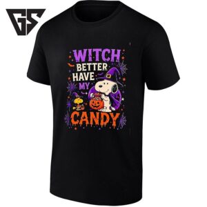 Snoopy And Woodstock Witch Better Have My Candy Halloween T-Shirt