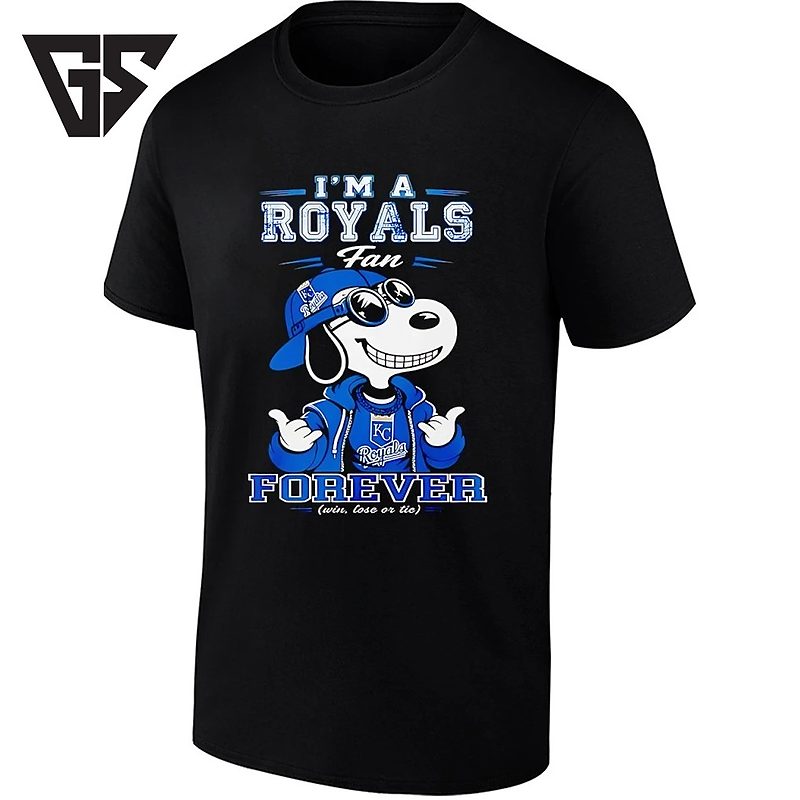 Snoopy I’m A Kansas City Royals Fan Forever T-Shirt Snoopy I’m A Kansas City Royals Fan Forever T-Shirt