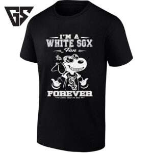 Snoopy I’m A White Sox Fan Forever Win Lose Or Tie T-Shirt