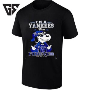 Snoopy I’m A Yankees Fan Forever Win Lose Or Tie T-Shirt