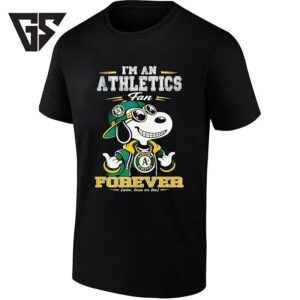 Snoopy I’m An Oakland Athletics Fan Forever T-Shirt