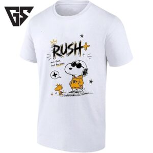 Snoopy Rush Plus Not Fast But Forever Woodstock T-Shirt