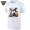 Snoopy Witch With Pumpkin And Black Cat Halloween T-Shirt
