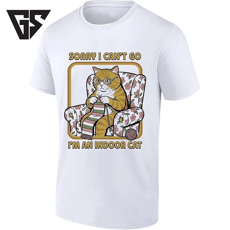 Sorry I Can’t Go I’m An Indoor Cat T-Shirt Sorry I Can’t Go I’m An Indoor Cat T-Shirt