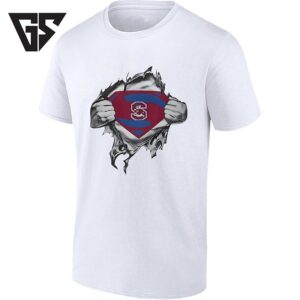 South Carolina State Bulldogs Superman Logo T-Shirt