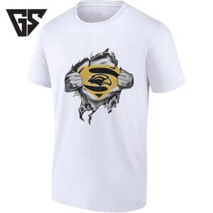 Southern Miss Golden Eagles Superman Chest Rip T-Shirt