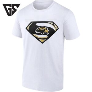Southern Miss Golden Eagles Superman Logo T-Shirt
