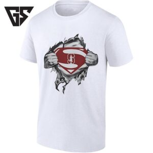 Stanford Cardinal Superman Logo College Sports T-Shirt