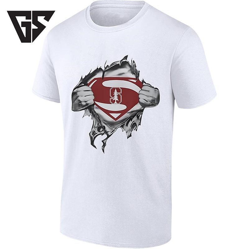 Stanford Cardinal Superman Logo College Sports T-Shirt Stanford Cardinal Superman Logo College Sports T-Shirt