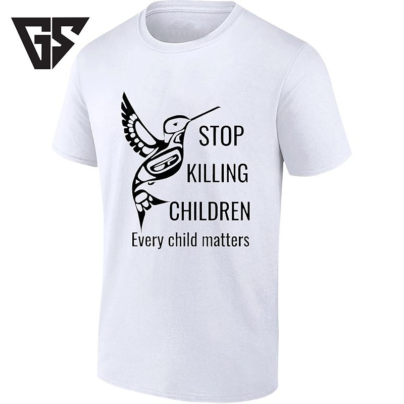 Stop Killing Children Every Child Matters Hummingbird T-Shirt Stop Killing Children Every Child Matters Hummingbird T-Shirt