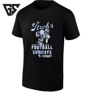 Stroh’s Official Beer Of Football Sundays In Detroit T-Shirt
