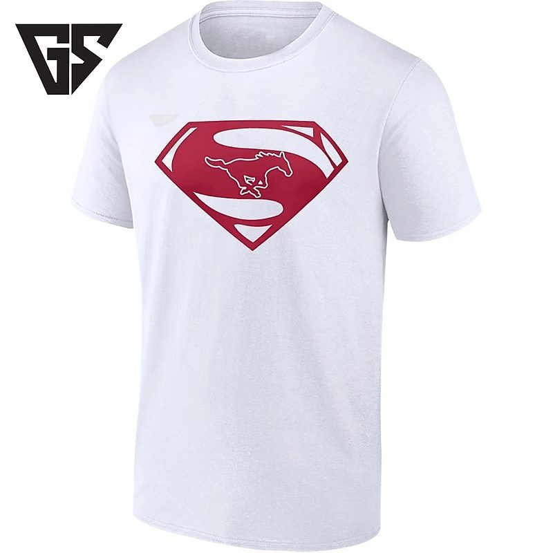 Superman Logo With Ford Mustang Horse Emblem T-Shirt Superman Logo With Ford Mustang Horse Emblem T-Shirt