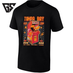 Tampa Bay Buccaneers 1976 Retro Arcade Football T-Shirt