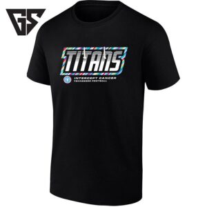 Tennessee Titans Intercept Cancer Football T-Shirt