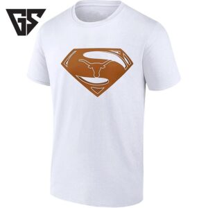 Texas Longhorns Superman Logo College Sports T-Shirt