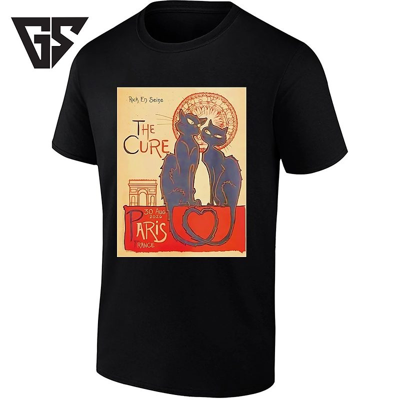 The Cure Rock En Seine Paris France 2026 Lis De L’amour T-Shirt The Cure Rock En Seine Paris France 2026 Lis De L’amour T-Shirt