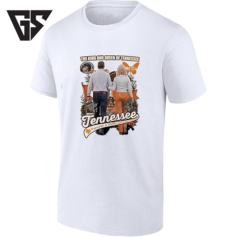 The King And Queen Of Tennessee Forever A Vol Signature T-Shirt The King And Queen Of Tennessee Forever A Vol Signature T-Shirt