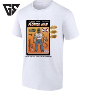 The Real Florida Man Flo Grown Fearless Badass Action Figure T-Shirt