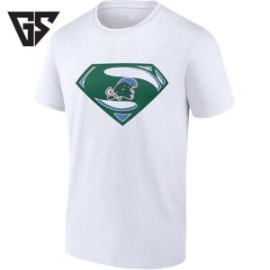 Tulane Green Wave Superman Logo College Sports T-Shirt