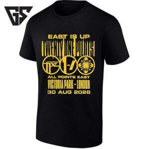 Twenty One Pilots East Is Up All Points East Victoria Park London 2026 T-Shirt