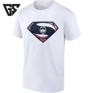 Uconn Huskies Superman Logo University Of Connecticut T-Shirt