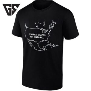 United States Of Ontario Map Canada North America T-Shirt