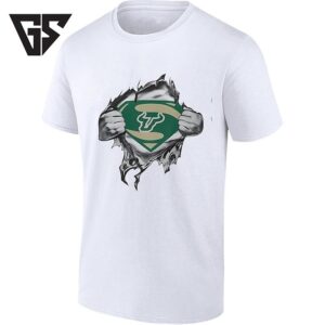 University Of South Florida Bulls Superman Logo T-Shirt