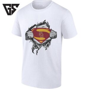 Usc Trojans Superman Logo University Of Southern California T-Shirt