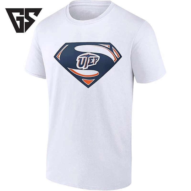 Utep Miners Superman Logo University Of Texas At El Paso T-Shirt Utep Miners Superman Logo University Of Texas At El Paso T-Shirt