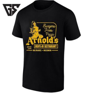 Vintage Arnold’s Drive-In Restaurant Milwaukee Wisconsin Burgers Fries Pizza T-Shirt