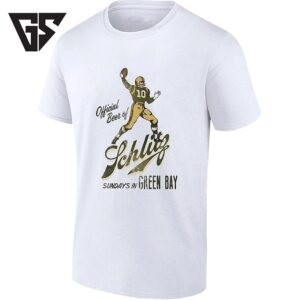 Vintage Schlitz Official Beer Of Sundays In Green Bay Football T-Shirt
