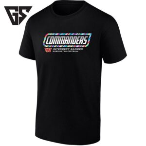Washington Commanders Intercept Cancer Football T-Shirt