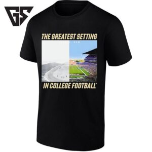 Washington Huskies The Greatest Setting In College Football Then And Now T-Shirt