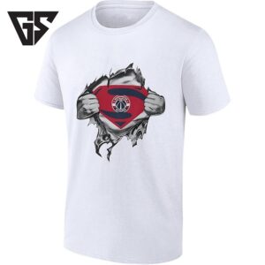 Washington Wizards Superman Logo NBA Basketball T-Shirt