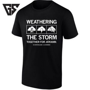 Weathering The Storm Together For Jeriann Van Meter Bulldogs Als Awareness T-Shirt