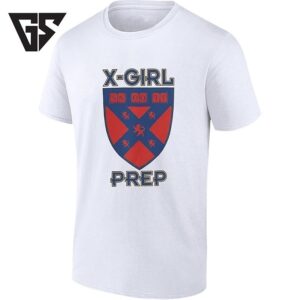 X Girl Snooty Prep Crest Streetwear Logo T-Shirt