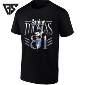 Zavion Thomas 81 Chicago Bears Wide Receiver T-Shirt