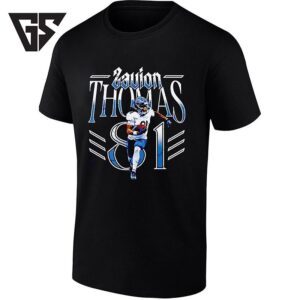 Zavion Thomas 81 Football Player Wide Receiver T-Shirt
